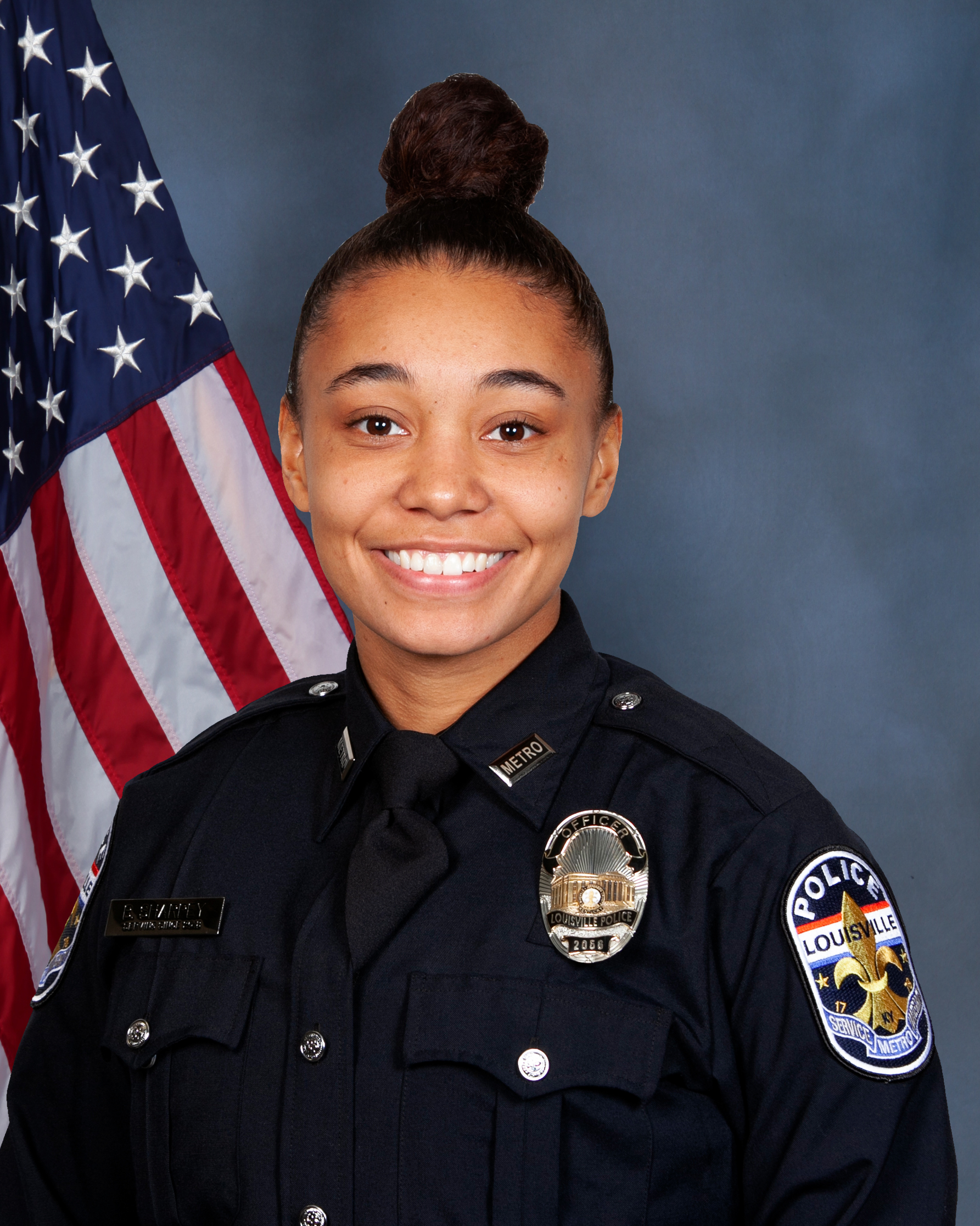 OFFICER Brooklyn Sharpey image with smiling face