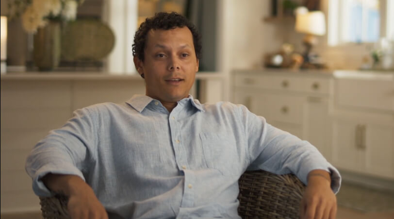 Screenshot of the Josh Arnwine “Behind the Badge” video.