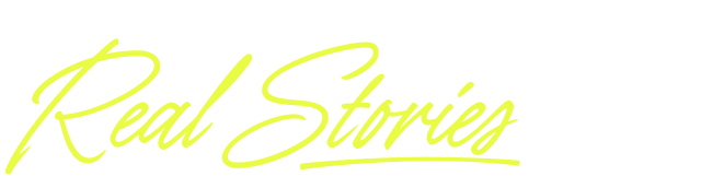 Real People Real Stories Text